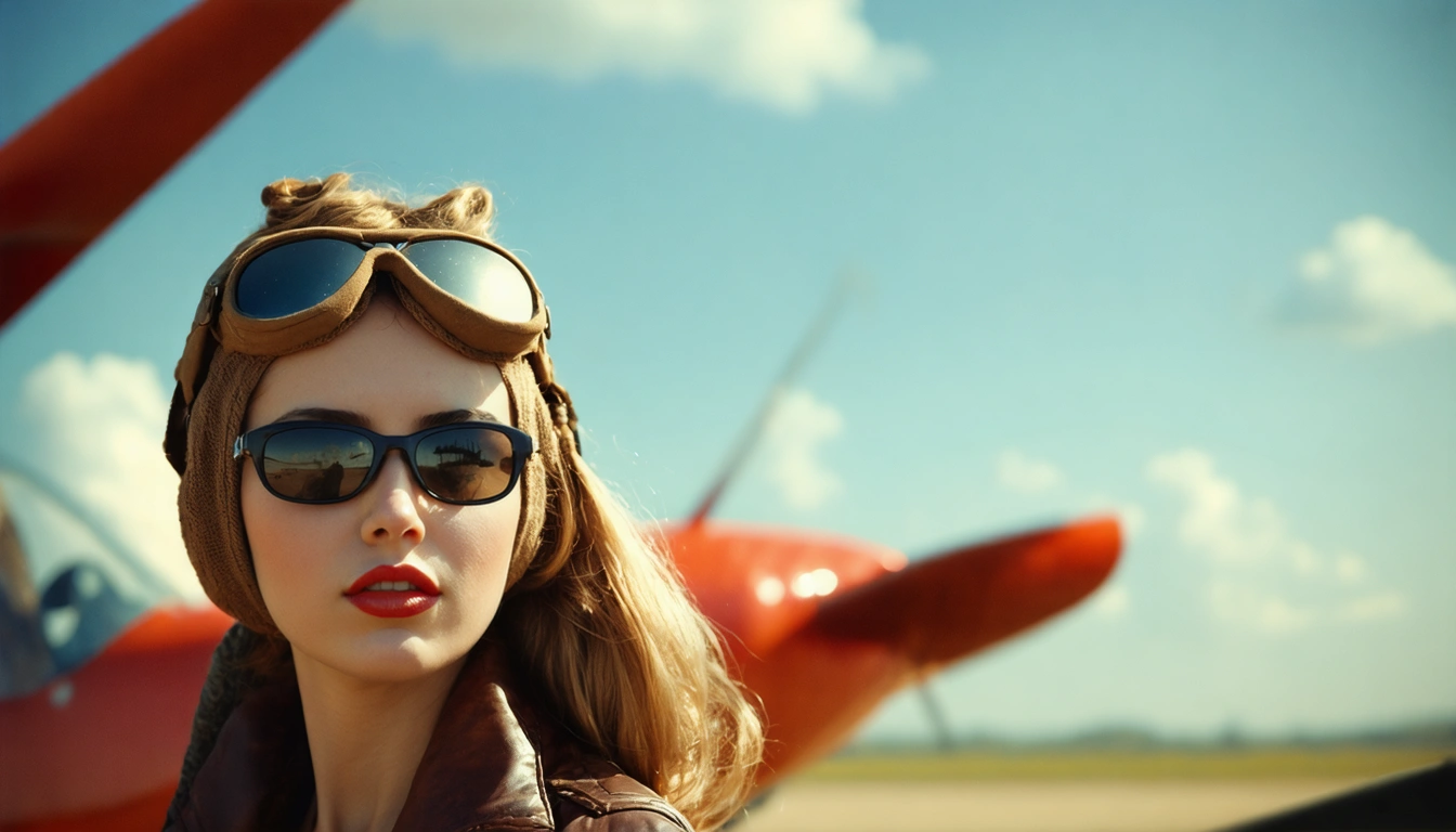 aviator Pin Up